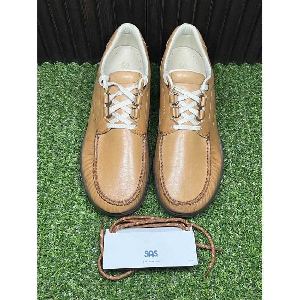 Size 11.5 Narrow - SAS Bout Time Lux Lace Up Loafer Hazel Mens